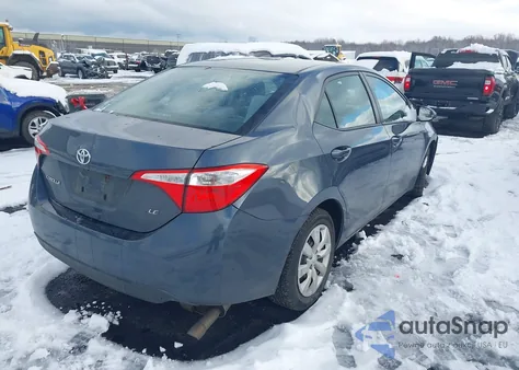 2014 Toyota Corolla Le из США, поврежденный, VIN 2T1BURHE4EC159053